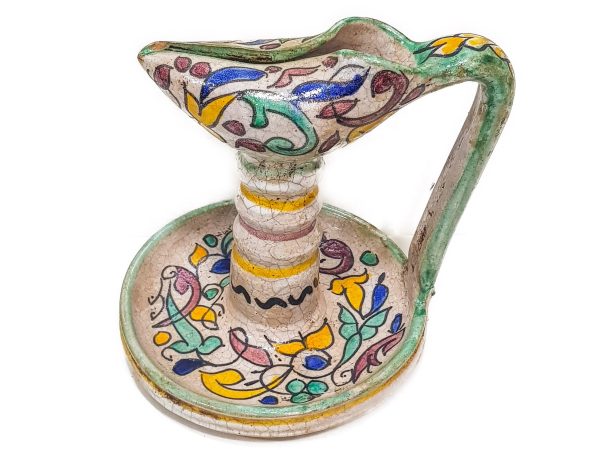 antique clay Pottery Pot Moroccan vase - antique Moroccan Decor berber Arabian Art Decor Table