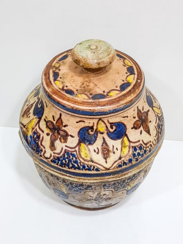 antique clay Pottery Pot Moroccan vase berber Arabian Art Decor Table
