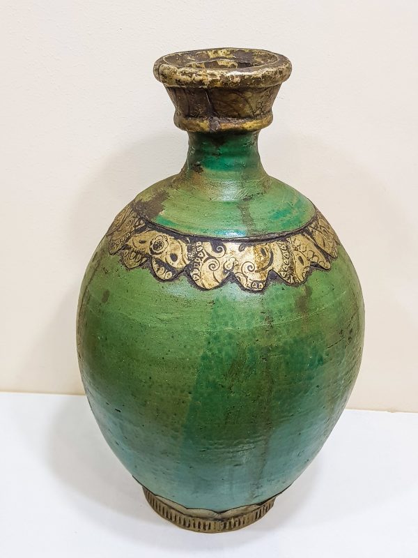 antique clay Pottery Pot Moroccan vase berber Arabian Art Decor Table