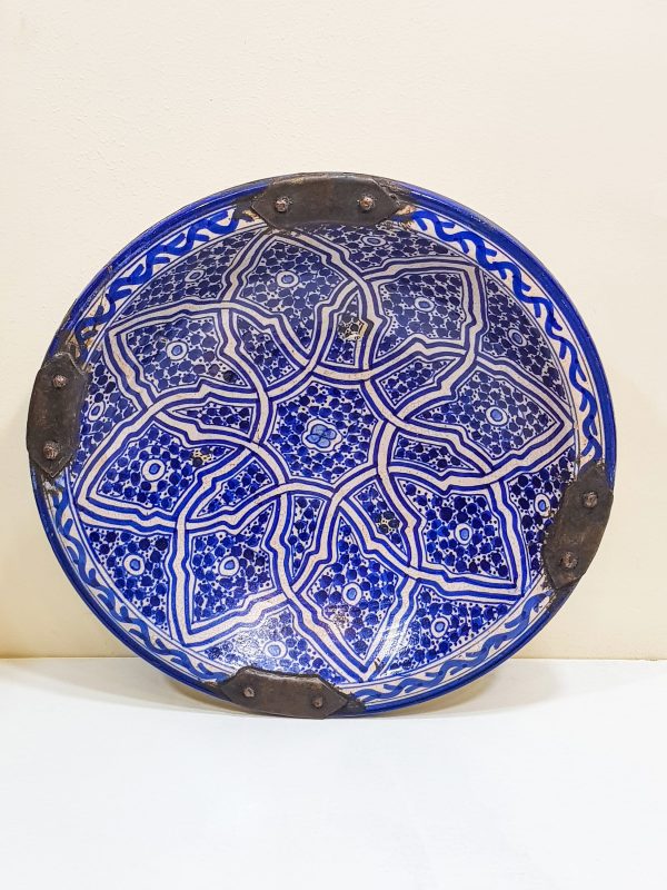 Moroccan Patterned Earthenware Bowls, Very beautiful moroccan antique decor
