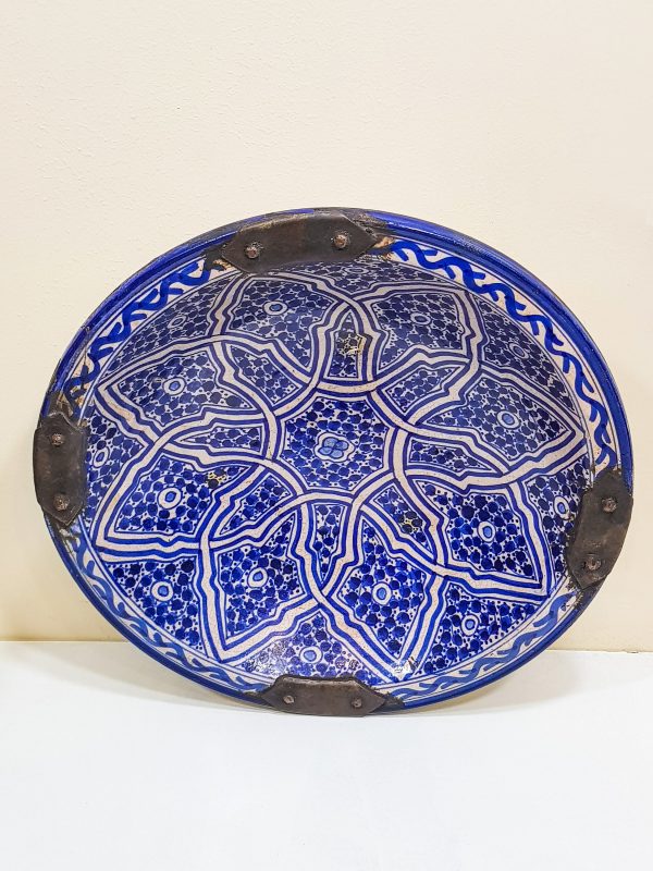 Moroccan Patterned Earthenware Bowls, Very beautiful moroccan antique decor