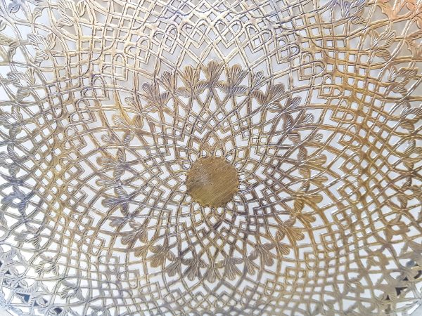 Moroccan copper bowl, Moroccan Patterned Earthenware Bowls, Very beautiful moroccan antique decor