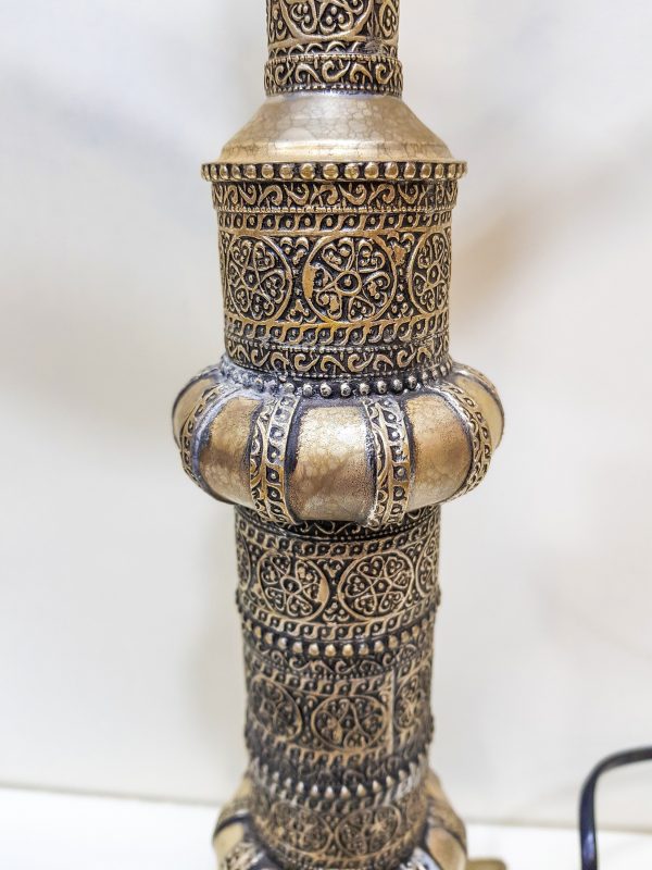 Rare candlestick moroccan Art Decor Table - Very beautiful moroccan antique decor
