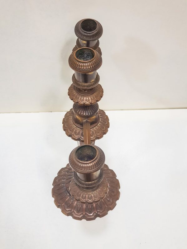Rare candlestick jewish Art Decor Table
