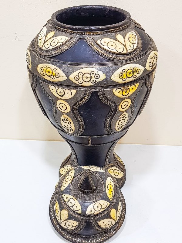 handmade Pottery Pot Moroccan vase Arabian Art Decor Table