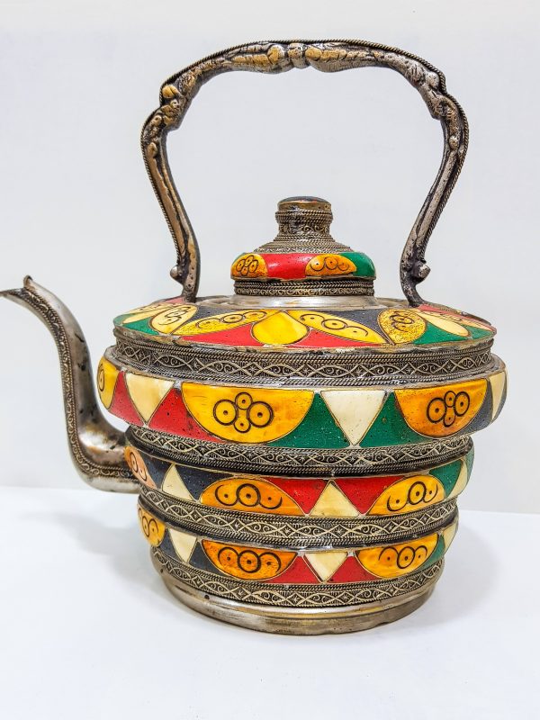 VINTAGE Moroccan Copper Teapot, Antique Copper Teapot Morocco, Moroccan Handmade Teapot