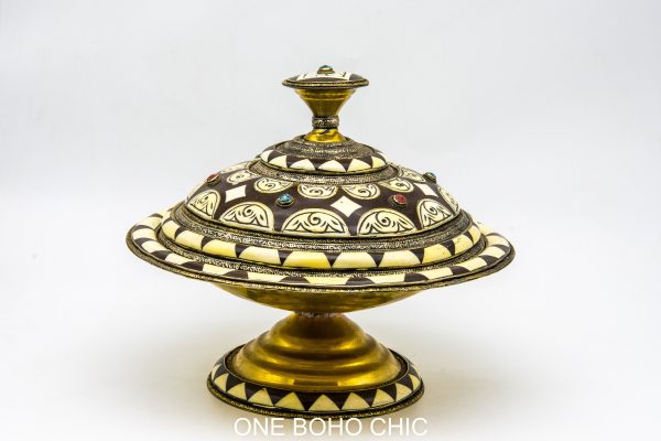 Very beautiful moroccan antique COPPER dinning set table decor