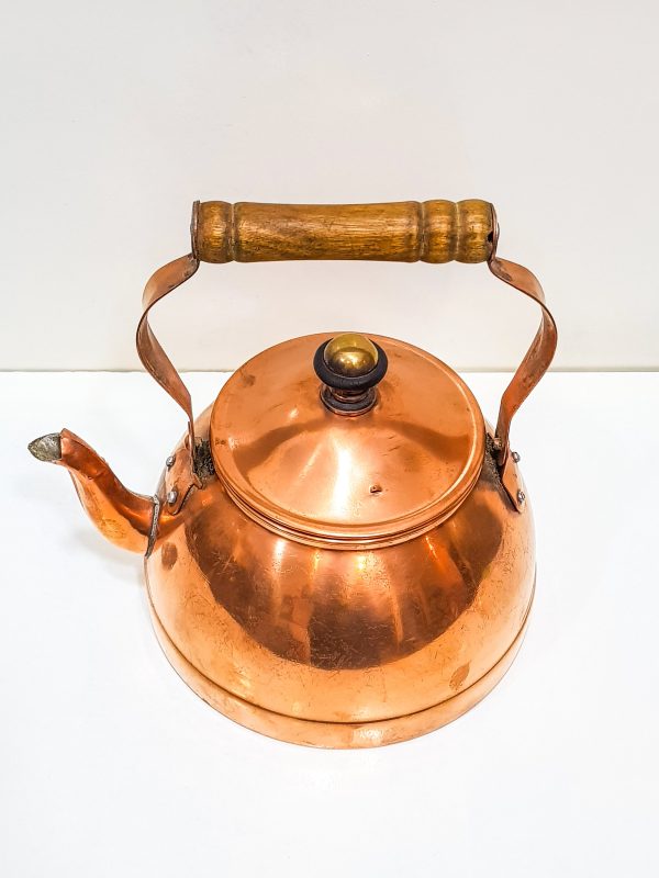 VINTAGE Moroccan Copper Teapot, Antique Copper Teapot Morocco, Moroccan Handmade Teapot