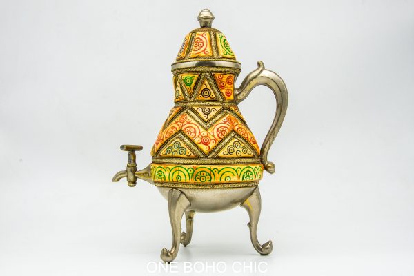 VINTAGE Moroccan Copper Teapot, Antique Copper Teapot Morocco, Moroccan Handmade Teapot