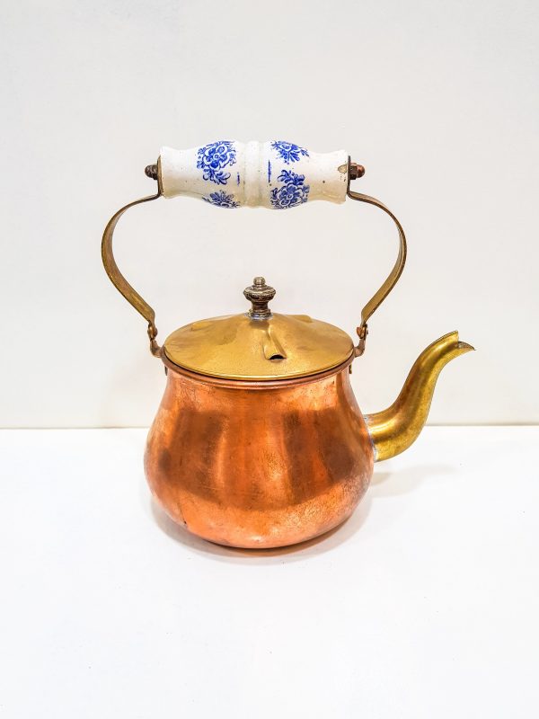 Vintage Moroccan Engraved Tea pot, VINTAGE Moroccan Copper Teapot, Antique Copper Teapot Morocco