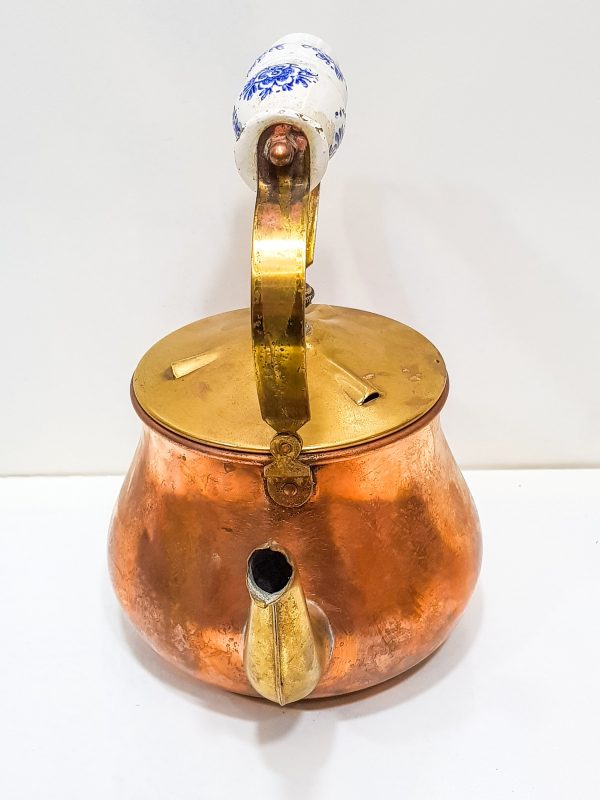 Vintage Moroccan Engraved Tea pot, VINTAGE Moroccan Copper Teapot, Antique Copper Teapot Morocco