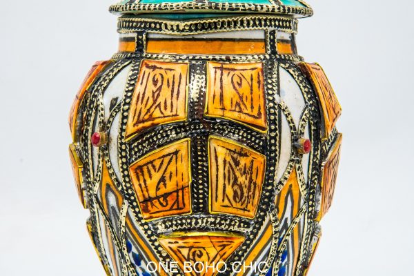 shelf decor,scandinavian decor, vintage art, antique decor,moroccan decor, vintage office decor,ash jar