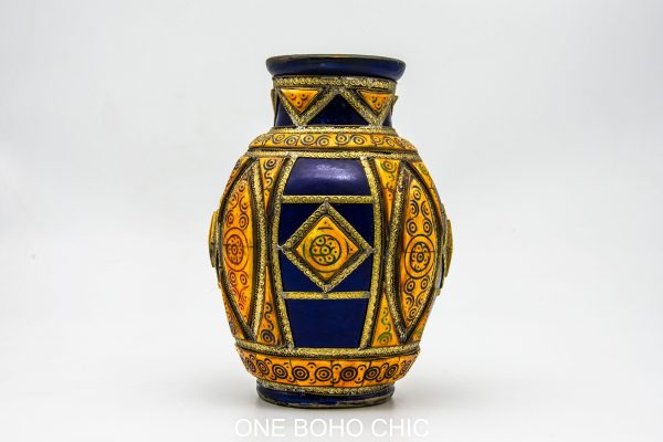 old moroccan berber jar to be used as office decor or to hold your love one ash