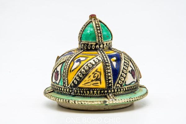 Vintage jar Pottery Moroccan vase Arabian Art chic luxurious Decor