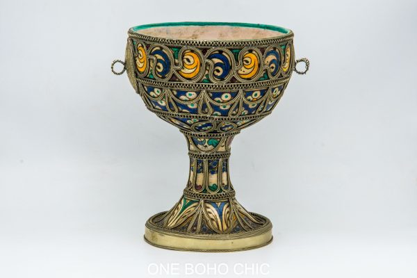 Old Pottery Pot Moroccan vase Arabian Art chic luxurious Decor