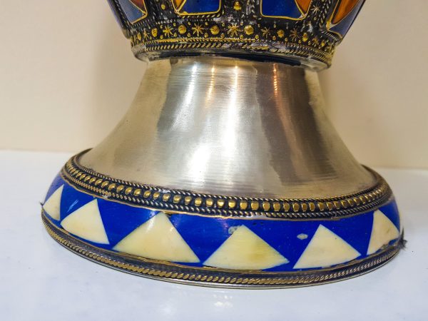 Vintage Moroccan Vase, Antique Copper Vase Morocco