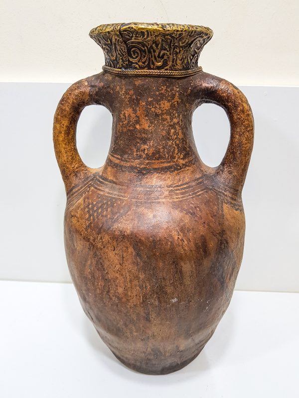 antique clay Pottery water Pot Moroccan vase berber Arabian Art Decor Table