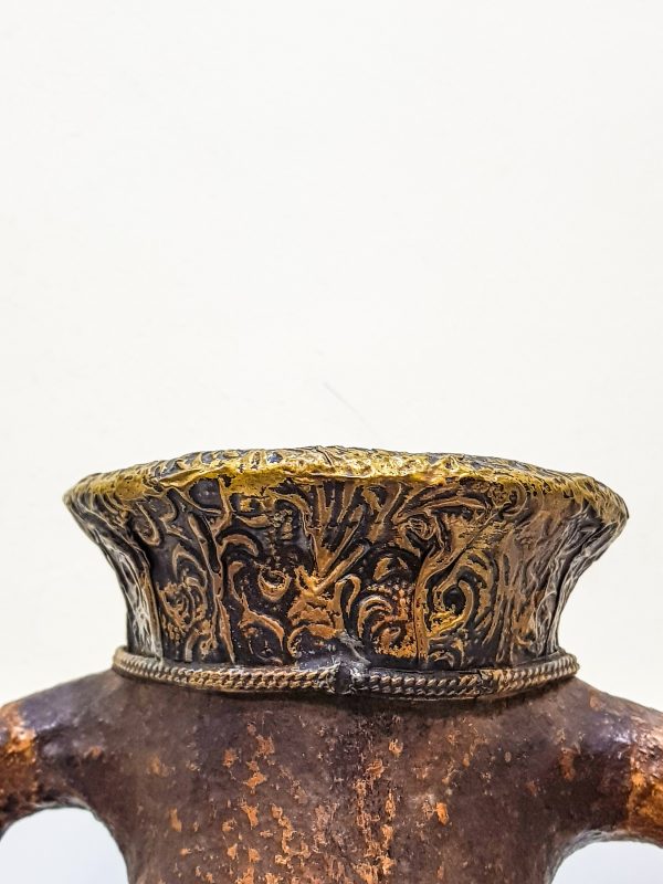 antique clay Pottery water Pot Moroccan vase berber Arabian Art Decor Table