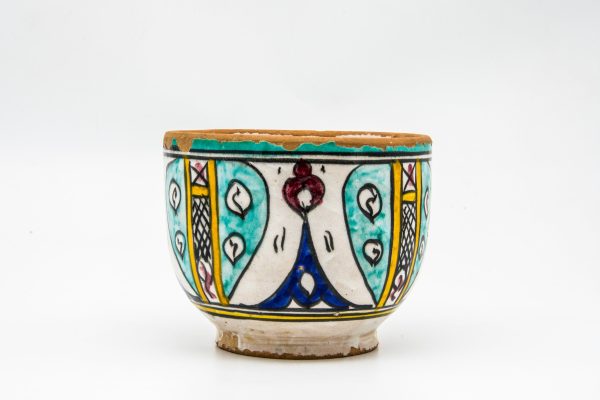 Old Moroccan Pottery vase Arabian Art chic luxurious Decor