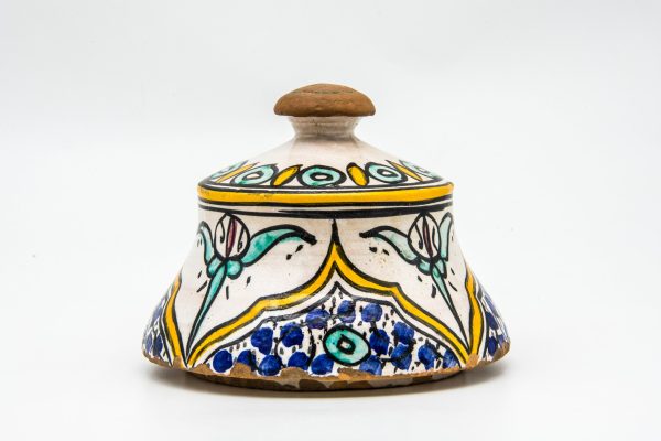 Vintage Pottery Pot Moroccan vase Arabian Art chic luxurious Decor