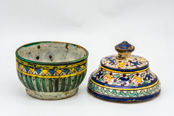 Vintage Pottery Pot Moroccan vase Arabian Art chic luxurious Decor