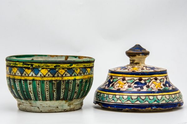 Vintage Pottery Pot Moroccan vase Arabian Art chic luxurious Decor