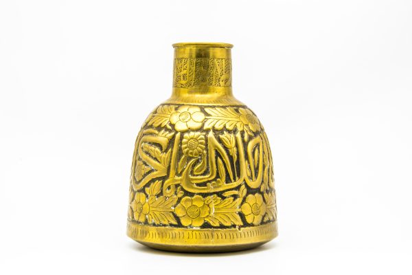 Antique Copprer moroccan bottle berber Arabian Art Decor