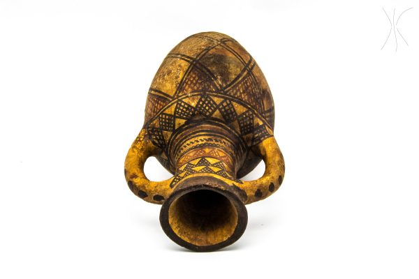 Antique water clay jar used by moroccan berber families