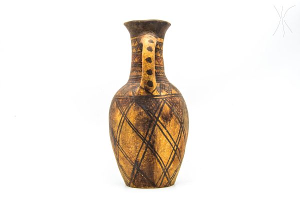 Antique water clay jar used by moroccan berber families