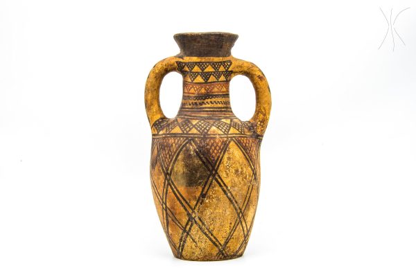 Antique water clay jar used by moroccan berber families