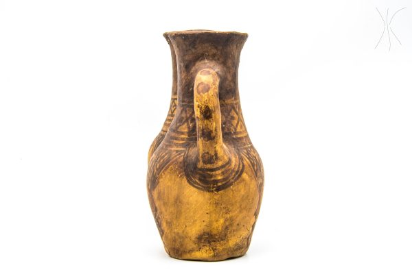 Set of 2 Moroccan ash jar for couple, Old Pottery vase berber Arabian Art Decor