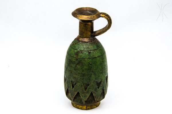 Vintage Moroccan copper Vase, Antique Copper Vase Morocco, Moroccan pottery vase