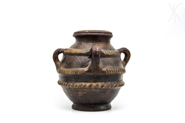 Antique clay Pottery Moroccanshelf decor,scandinavian decor, vintage art, antique decor,moroccan decor, vintage office decor,ash jar