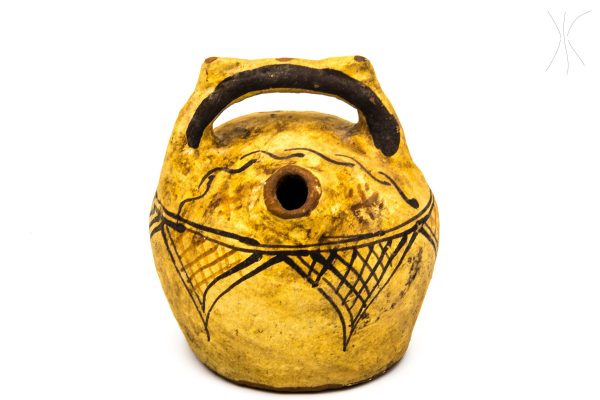 Vintage clay Pottery Moroccan vase berber Arabian Art Decor