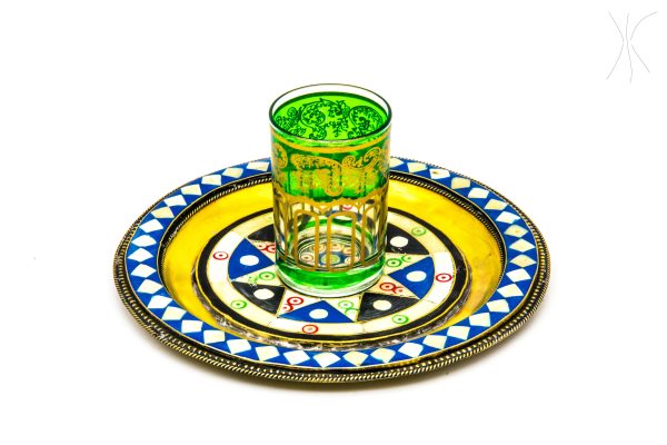 Moroccan Traditional Tray Decor - Moroccan tray for Tea - Very beautiful moroccan antique decor