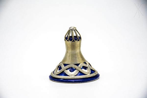 Antique Ceramic and metal bowl - Moroccan Ceramic Bowl - Very beautiful moroccan antique decor
