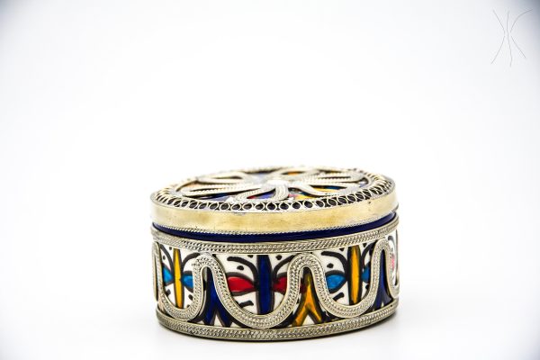 Moroccan Ceramic Box - Very beautiful moroccan antique decor