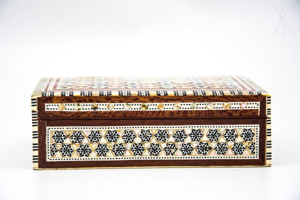 Chest ethnic handmade beautiful jewelery box with moroccan motif Very beautiful moroccan antique decor