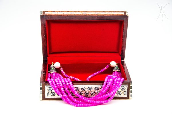 Chest ethnic handmade beautiful jewelery box with moroccan motif Very beautiful moroccan antique decor
