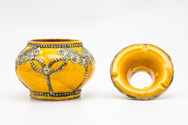 Moroccan Handmade Ceramic Ashtray Gift - Moroccan Ceramic Ashtray Cigar