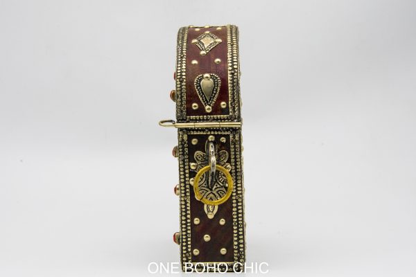 hand engraved moroccan vintage moroccan antique bone and metal jewelry box