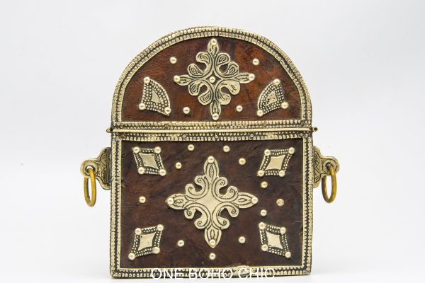 hand engraved moroccan vintage moroccan antique bone and metal jewelry box