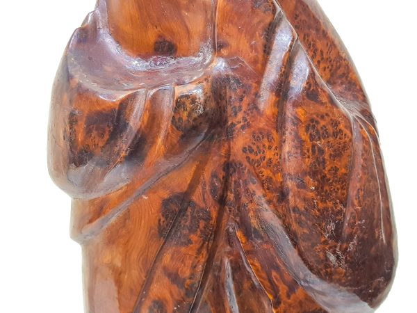 Wooden Mother Sculpture, Unique Moroccan Sculpture Wood, Wood Sculpture Art, Moroccan mom figurine