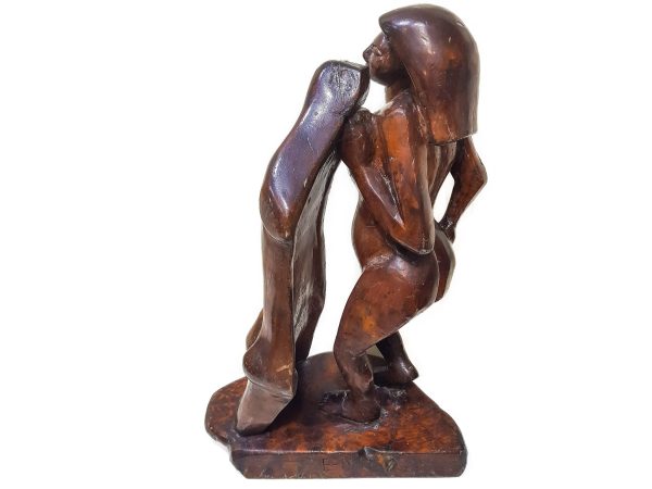 Wooden Mother Sculpture, Unique Mother Sculpture Wood, Wood Sculpture Art, mom figurine