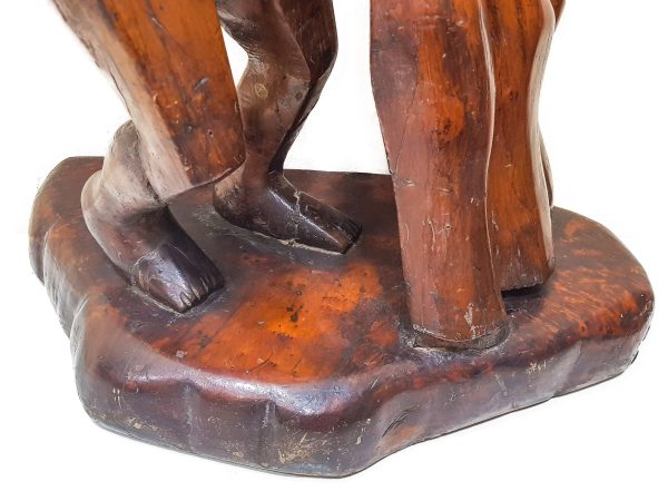 Wooden Mother Sculpture, Unique Mother Sculpture Wood, Wood Sculpture Art, mom figurine