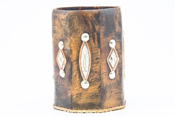 Moroccan Wood Pot - Very beautiful moroccan antique decor