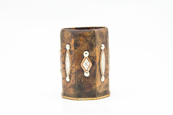 Moroccan Wood Pot - Very beautiful moroccan antique decor