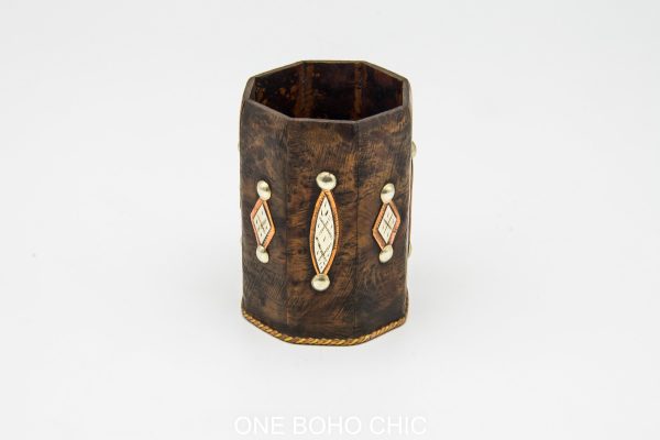 Moroccan Wood Pot - Very beautiful moroccan antique decor