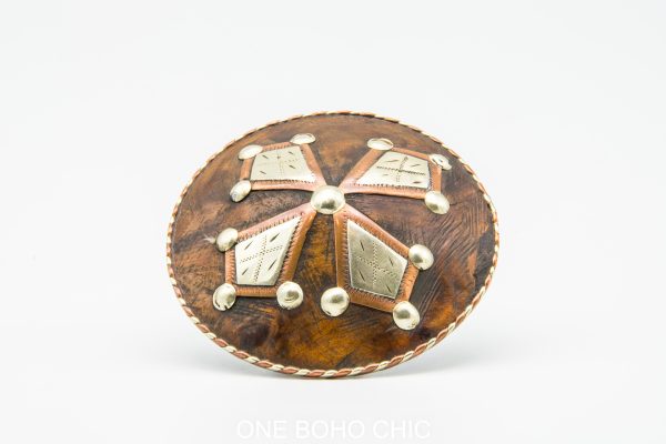 Moroccan Wood and metal Bowl - Very beautiful moroccan antique decor
