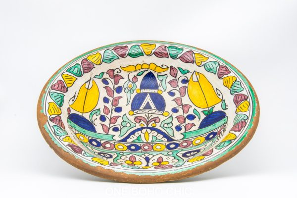 Moroccan Patterned Earthenware Bowls, Very beautiful moroccan antique decor